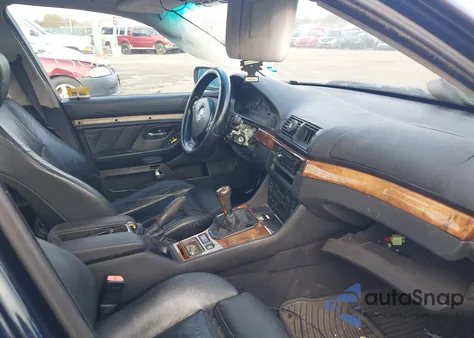 2000 BMW 540I z USA, uszkodzony, nr VIN WBADN5345YGC94027